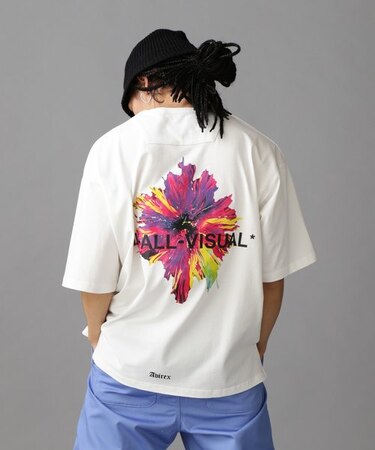 《AVIREX × A4A》SPLASH PAINT SHORT SLEEVE T-SHIRT / スプラッシュペイント T