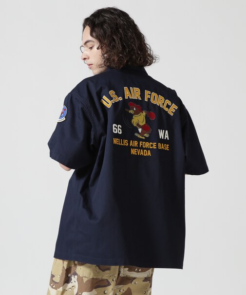 OG-107 TYPE S／S SHIRT 66th WEAPONS SQUADRON ／ 半袖シャツ 66th ウエポンズ スコードロン