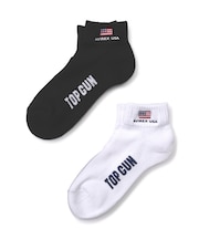 《直営店限定》トップガン ロウ クルー ソックス ／ TOP GUN LOW CREW SOCKS ／ アヴィレックス ／ AVIREX