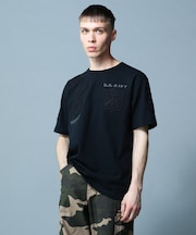 《WEB＆DEPOT限定》トップガン ワッペン Tシャツ／ TOP GUN WAPPEN S／S CREW NECK T-SHIRT