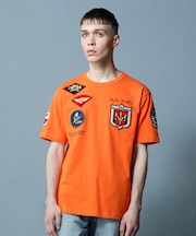 《WEB＆DEPOT限定》トップガン ワッペン Tシャツ／ TOP GUN WAPPEN S／S CREW NECK T-SHIRT