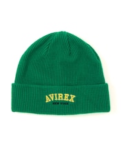 LOGO WATCH CAP ／ ロゴ ワッチ キャップ ／ ビーニー ／ AVIREX ／ アヴィレックス