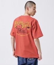 《WEB&DEPOT限定》フライング タイガース 半袖 刺繍 Tシャツ／EMB FLYING TIGERS S／S T-SHIRT