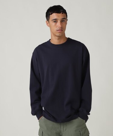 BASIC HEAVY WEIGHT L／S T-SHIRT ／ ベーシック ヘビーウェイト 長袖 Tシャツ ／ AVIREX ／