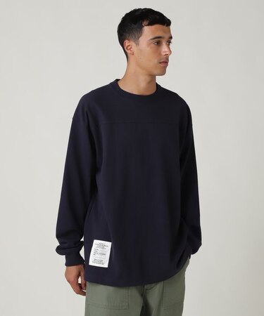 BASIC HEAVYWEIGHT L／S FOOTBALL T-SHIRT ／ ベーシック ヘビーウェイト 長袖 フットボール Tシャツ