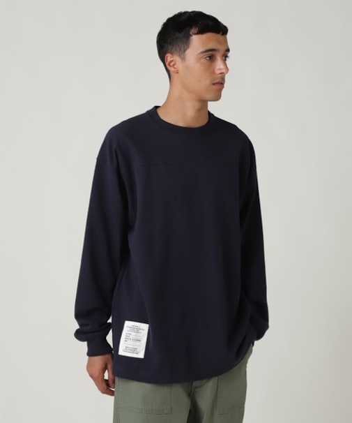BASIC HEAVYWEIGHT L／S FOOTBALL T-SHIRT ／ ベーシック ヘビーウェイト 長袖 フットボール Tシャツ