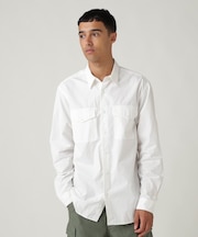 BASIC ARMY POPLIN L／S SHIRT ／ ベーシック アーミー ポプリン 長袖