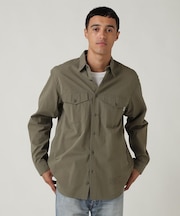 BASIC ARMY POPLIN L／S SHIRT ／ ベーシック アーミー ポプリン 長袖