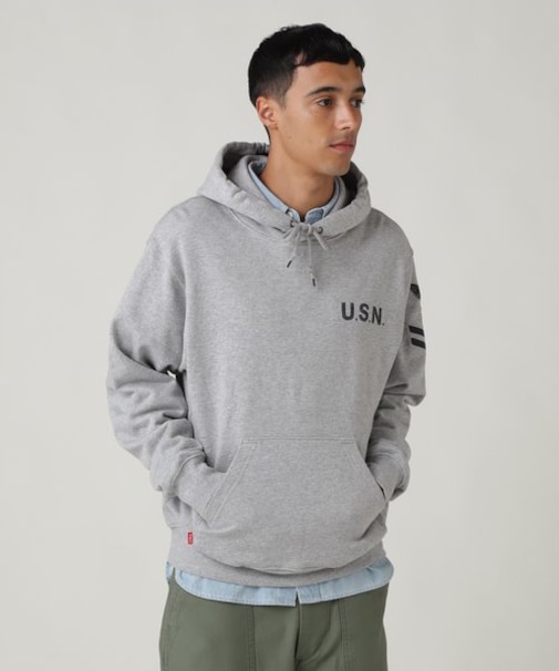 NAVAL PULLOVER PARK  ／ ネイバル プルオーバー パーカー ／ AVIREX ／ アヴィレックス
