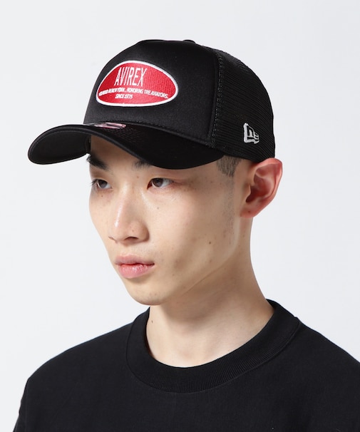 《NEW ERA／ニューエラ》WAPPEN MESH CAP ／ ワッペン メッシュキャップ ／ AVIREX ／ アヴィレックス