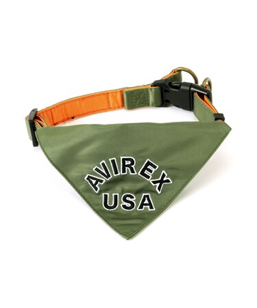《DOG WEAR》ＭＡ－１スカーフ付きカラー　２Ｌ