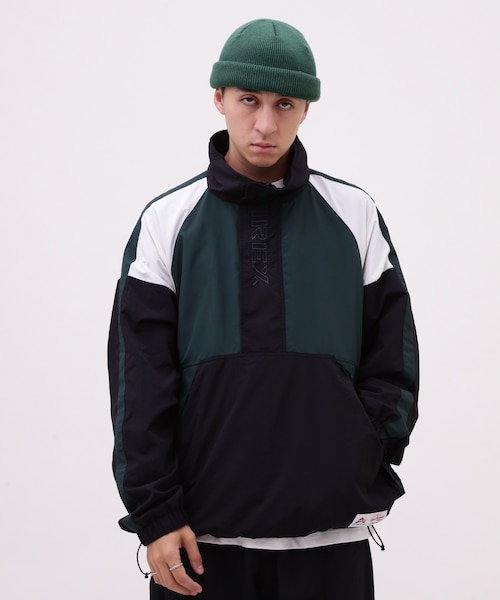 TRICOLOR HALF ZIP ANORACK ／ トリコロール ハーフジップ アノラック