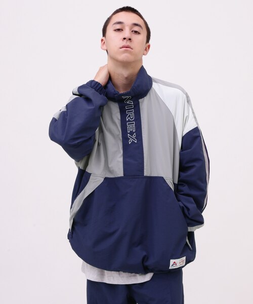 TRICOLOR HALF ZIP ANORACK ／ トリコロール ハーフジップ アノラック