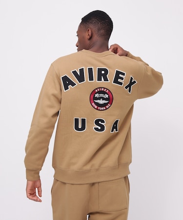 VARSITY LOGO CREW NECK SWEAT /バーシティ ロゴ クルーネック スウェ