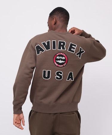 VARSITY LOGO CREW NECK SWEAT ／バーシティ ロゴ クルーネック スウェ