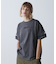 FADE WASH CUFFS OPEN EMBROIDERY T-SHIRT／フェイドウォッシュ カフスオープン刺繍Tシャツ