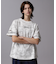 FADE WASH CUFFS OPEN EMBROIDERY T-SHIRT／フェイドウォッシュ カフスオープン刺繍Tシャツ