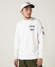 NAVAL L／S WAFFLE T-SHIRT