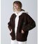 NYLON COMBI CABLE KNIT CARDIGAN／ナイロンコンビ ケーブルニットカ