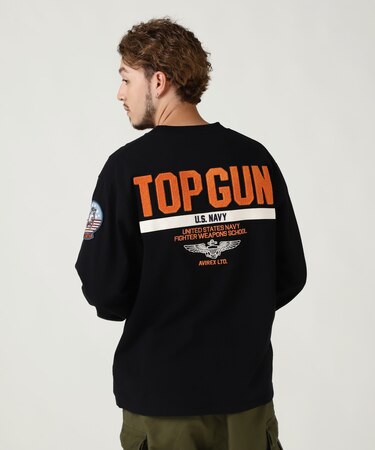 LONG SLEEVE T-SHIRT TOPGUN ／ 長袖 Tシャツ トップガン