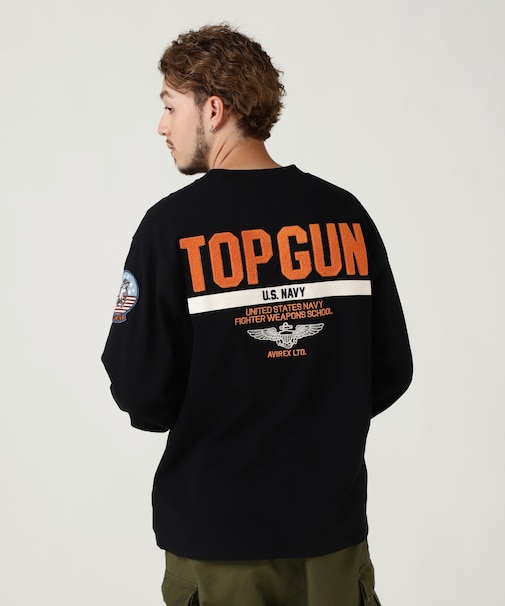 LONG SLEEVE T-SHIRT TOPGUN ／ 長袖 Tシャツ トップガン