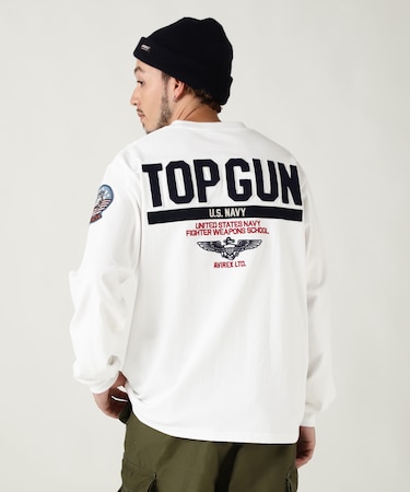 LONG SLEEVE T-SHIRT TOPGUN ／ 長袖 Tシャツ トップガン