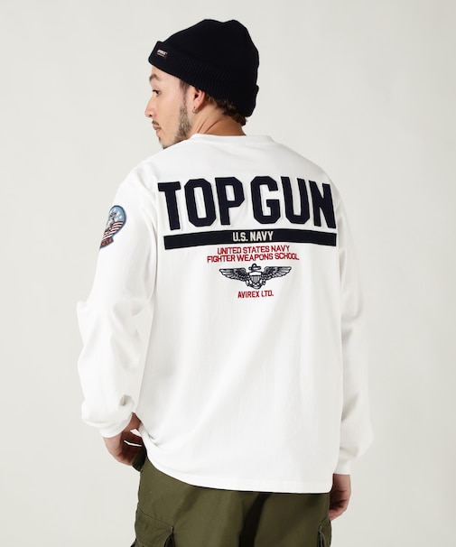 LONG SLEEVE T-SHIRT TOPGUN ／ 長袖 Tシャツ トップガン