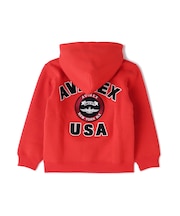 《KIDS ／ キッズ》VARSITY LOGO SWEAT PARKA ／ ヴァーシティ ロゴ スウェット パーカー ／ AVIREX ／