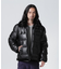 LEATHER DOWN BOMMER JACKET ／ レザー ダウン ボマー ジャケット