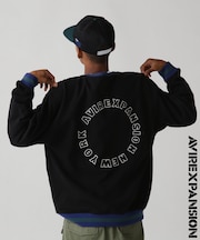 《AVIREX × EXPANSION》 CIRCLE LOGO CREWNECK SWEAT ／ サークルロゴ クルーネック スウェット