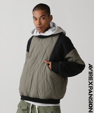 《AVIREX × EXPANSION》COMBI CREW JACKET ／ コンビ クルー ジャケット
