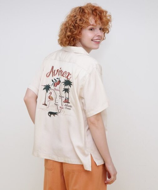 S／S SHIRT ”FLAMINGO”／半袖シャツ"フラミンゴ"