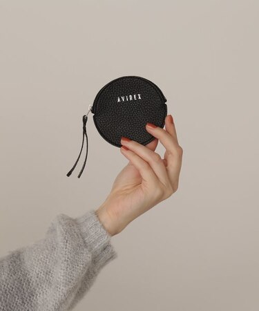 LEATHER ROUND MINI WALLET/レザーラウンドミニウォレット