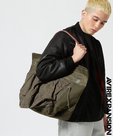《AVIREX × EXPANSION》 FIELD JACKET REMAKE TOTE BAG ／ フィールドジャケット リメイク トー