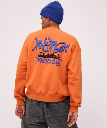 《WEB限定》TAGGING BROOKLYN CREW NECK SWEAT