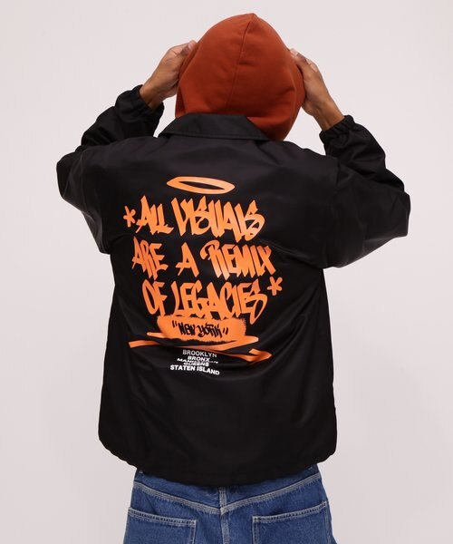 直営店限定》TAGGING DESIGN COACH JACKET ／ タギングデザイン コーチ