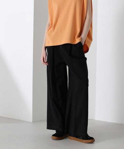 RELAX TACK GATHER PANTS／リラックスタックギャザーパンツ