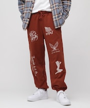 《WEB限定》STENCIL PRINT SWEAT PANTS ／ ステンシル プリント スウェットパンツ ／ AVIREX ／ アヴィレ