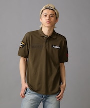 ネイバル パッチド ポロシャツ/NAVAL PATCHED POLO SHIRT