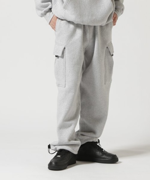 直営店限定》HEAVY WEIGHT SWEAT CARGO PANTS ／ ヘビーウェイト 