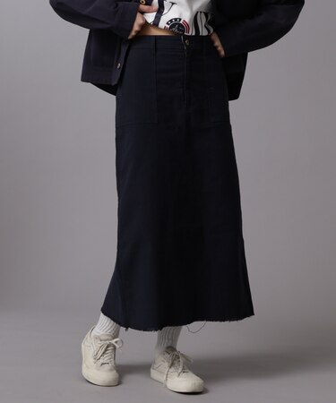 《AVIREX × UNIVERSAL OVERALL》WOMENS PAINTER SKIRT／ ペインタースカート ／ アヴィレックス