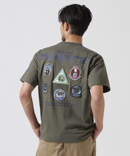 NAS JAX PATROL SQ. PATCH T-SHIRT ／ NAS JAX パトロール スコードロン パッチ Tシャツ