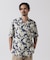 SLEEVESHIRT ALOHA SHIRT ORANGE＆GIRL ／ 半袖アロハシャツ