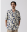 SLEEVESHIRT ALOHA SHIRT ORANGE＆GIRL ／ 半袖アロハシャツ