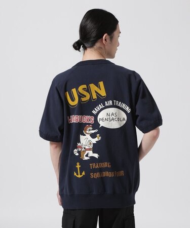 《直営店限定》NOT SWEAT T-SHIRT USN ／ ノット スウェット Tシャツ USネイビー ／ AVIREX ／ アヴィレック