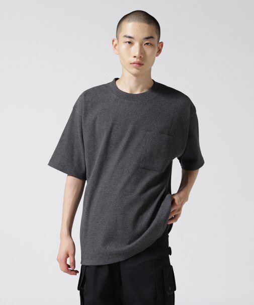 《DAILY／デイリー》S／S RIB LOOSE FIT T-SHIRT／リブ ルーズフィット 半袖 Tシャツ ／