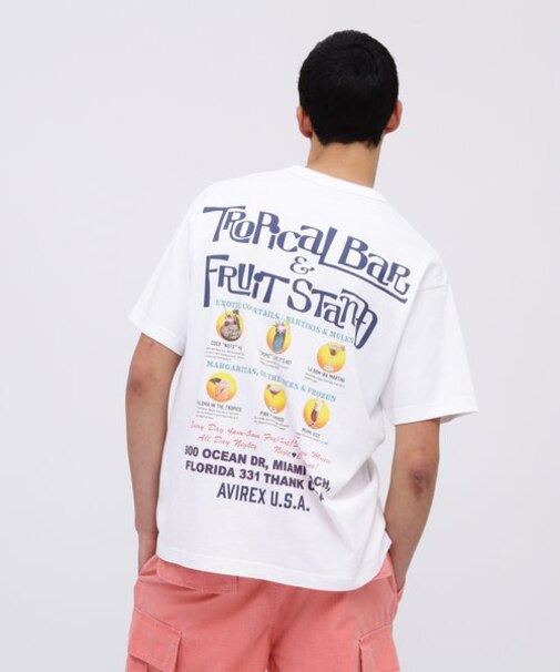 BIKINI COUNTY T-SHIRT COCKTAIL ／ ビキニ カウンティ Tシャツ カクテル ／ AVIREX ／ アヴィレック