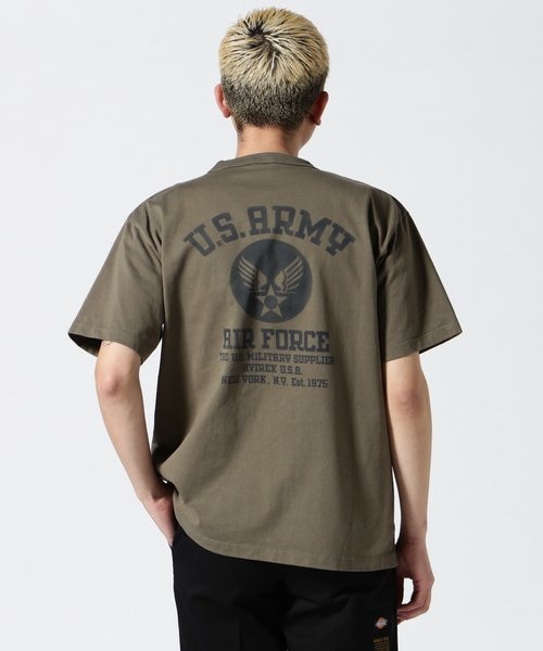 MIL. STENCIL T-SHIRT US ARMY AIR FORCE ／ ミリタリー ステンシル T