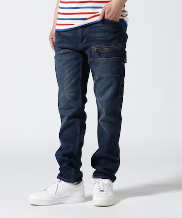 《直営店限定》STRETCH DENIM POCKET PANTS ／ ストレッチ デニム ポケット パンツ ／ AVIREX