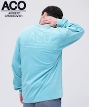 《CROSSOVER》FADED WASH LONGSLEEVE T-SHIRT ／ フェイデッド ウォッシュ 長袖Tシャツ